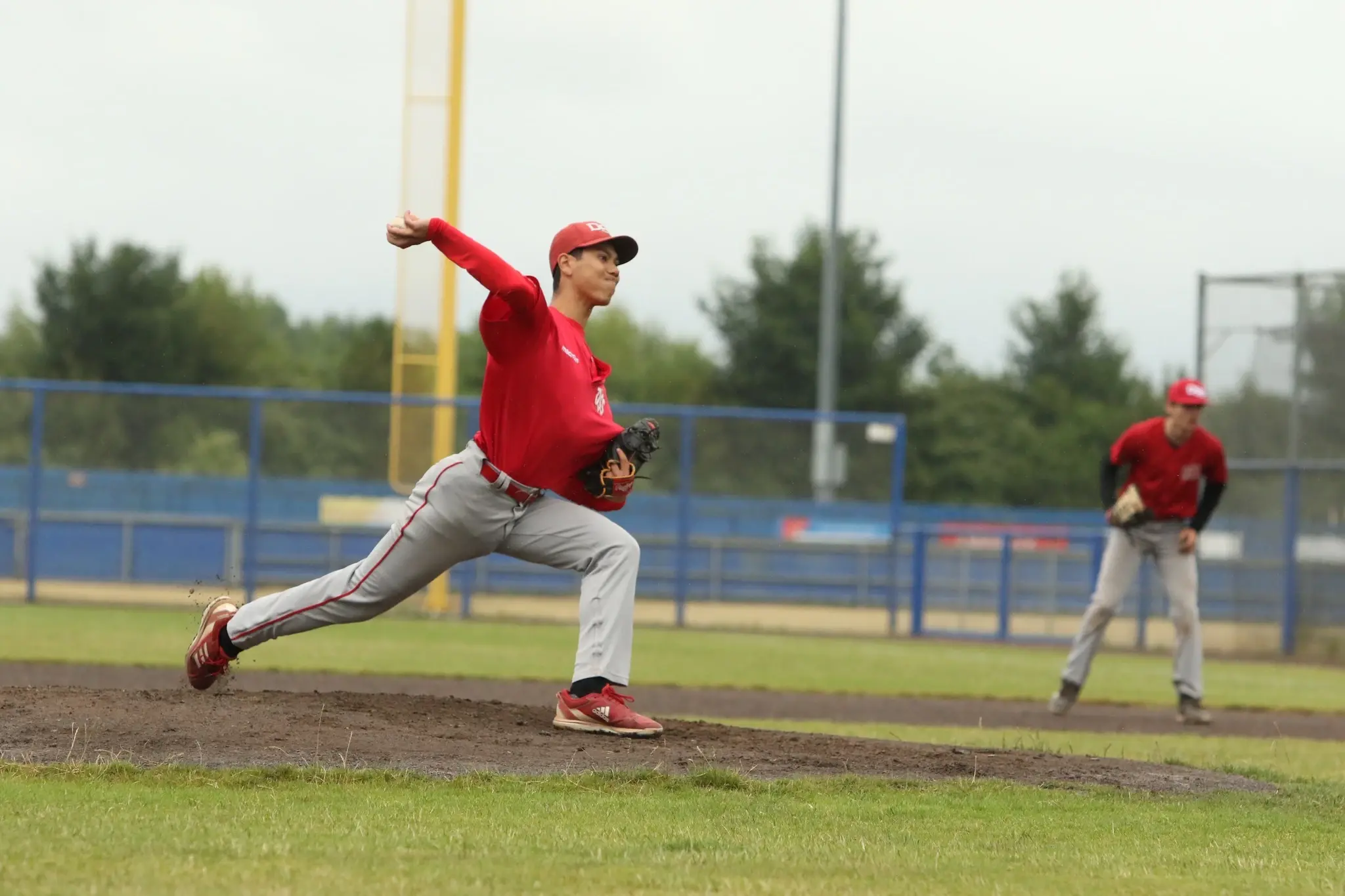 DSS pitcher in actie