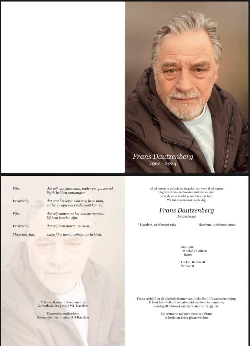 In memoriam: Frans Dautzenberg