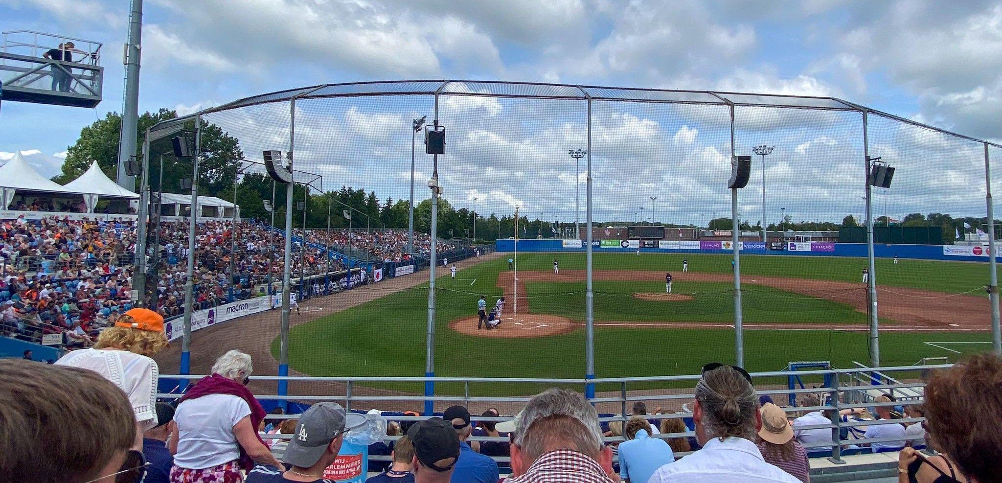 Dicht tijdens de Honkbalweek